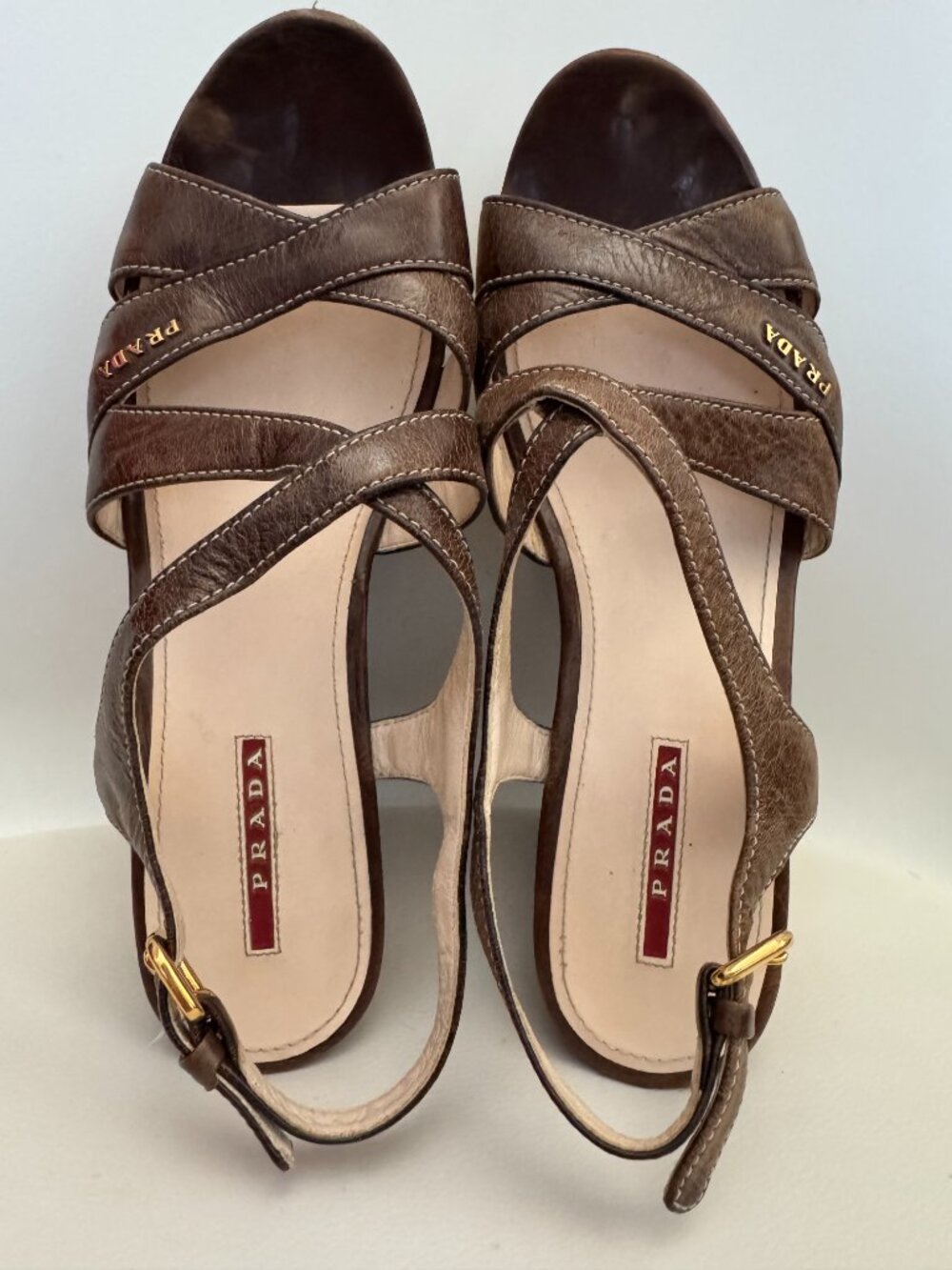 Prada Sport Crossover Espadrille Wedges - Picture 2 of 8